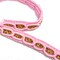 1 Yard Pink and Metallic Gold Braided Gimp Trim 1/2 Inch for Sewing and Crafts